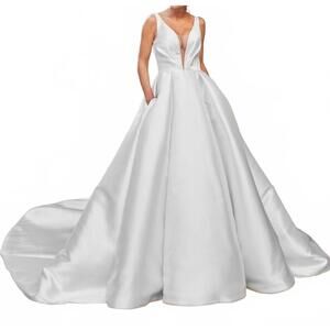 NEW CASABLANCA anastasie wedding dress in ivory